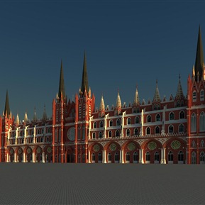 欧式 商业楼 古典建筑