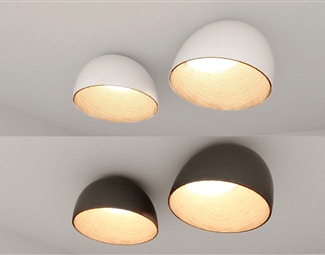 现代圆吸顶灯3d模型下载-3d溜溜网