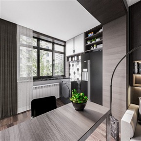 现代 客餐厅 客厅