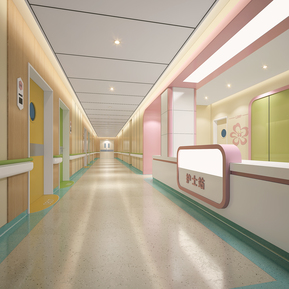 现代 过道 产房 护士站