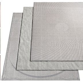 现代 方形地毯 布艺绒毛地毯