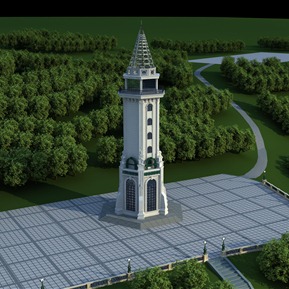 欧式 塔 景观铁艺塔