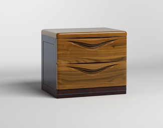 现代木质床头柜