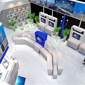 现代 展厅 高交会江北展台