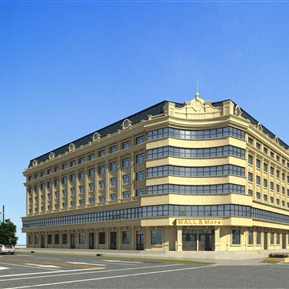 欧式 酒店建筑 商业办公酒店