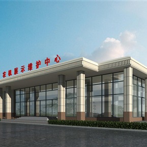 现代 建筑 农机车展厅维修