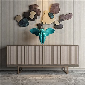 现代 边柜 边柜摆件