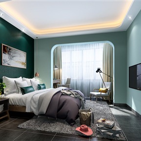现代 卧室