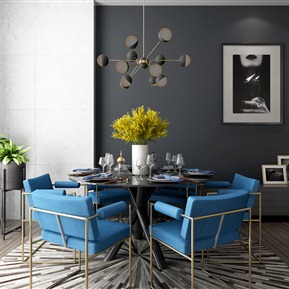 现代 餐桌椅组合  餐桌组合
