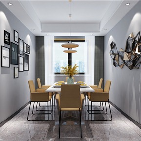 现代 餐厅 客餐厅