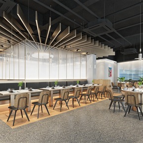 现代 餐厅 餐饮店