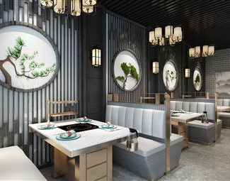 新中式 餐厅 酸菜鱼店