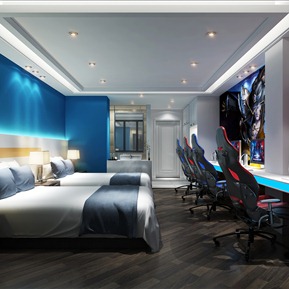 现代 客房 电竞宿舍