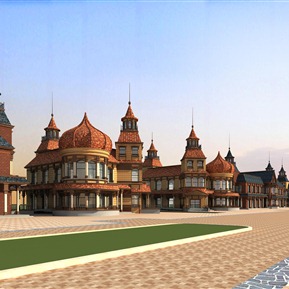 欧式 商业街 俄罗斯商业街