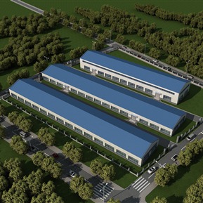 现代 厂房 厂区