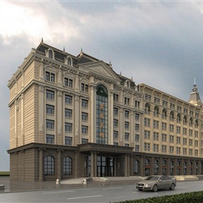 欧式 酒店建筑 住宅酒店办公