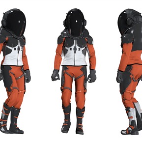 现代 宇航员 宇航员宇航服