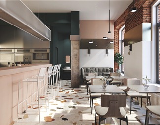 工业LOFT 餐厅 西餐厅