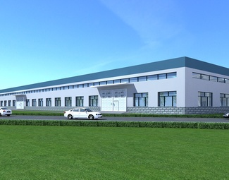 现代办公楼两层