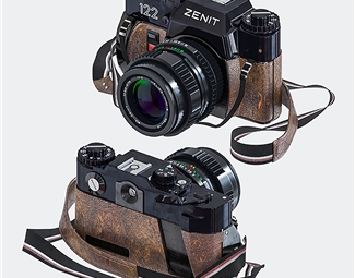 现代复古照相机