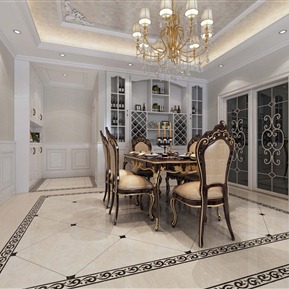 欧式 餐厅 客厅