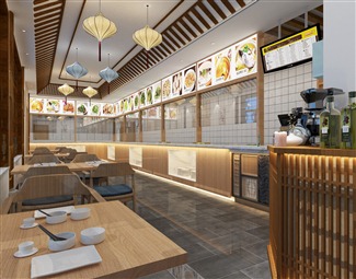 新中式餐饮店新中式