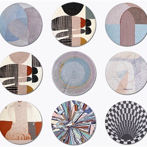 现代 圆形地毯 圆毯