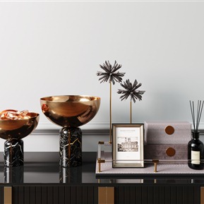 轻奢 摆件组合 意式装饰摆件