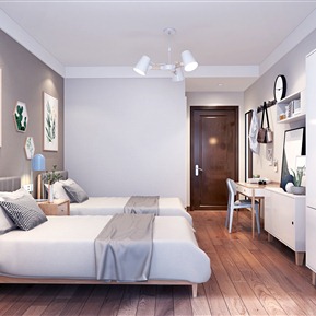 北欧 卧室 卧室公寓