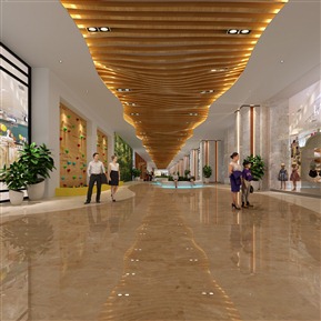 现代 商场 商场游戏街