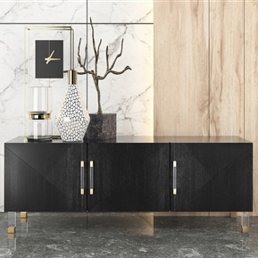 轻奢 边柜 电视柜