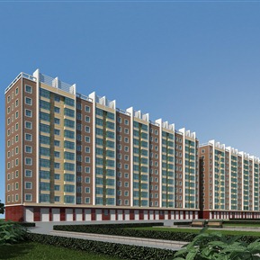 现代 住宅区 住宅