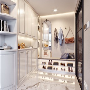 现代 玄关 门厅玄关