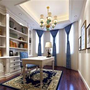 欧式 书房