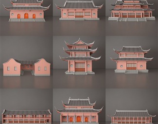 中式古建筑室外效果