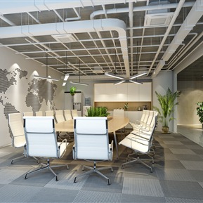 现代 会议室 办公室会议室