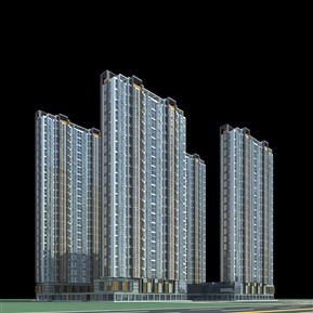 现代 住宅楼 高层住宅商业