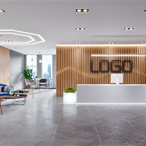 现代 前台 前台接待区