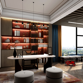 新中式 书房