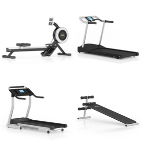 现代 跑步机 健身器械组合