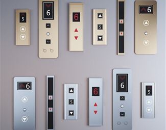 现代电梯智能键