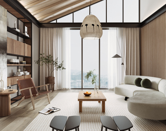 侘寂 休闲区 民宿休闲区