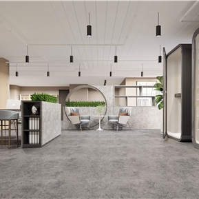 现代 休闲区 办公区