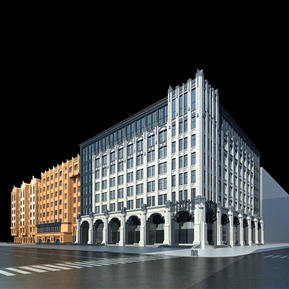 欧式 商业楼 住宅商业办公