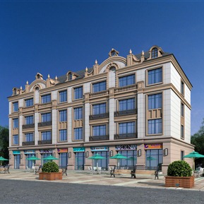 欧式 商业楼 商业办公楼