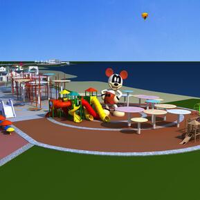 现代 游乐场 游乐区