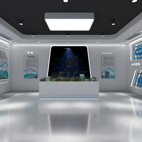 现代 展厅 智慧展厅