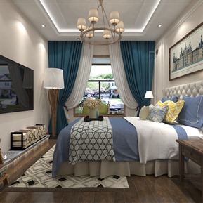 美式 卧室