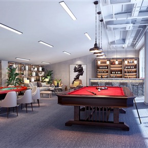 娱乐室 休闲棋牌娱乐室