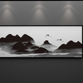 新中式 风景画 挂画